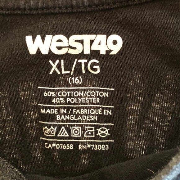 West 49 Boys XL/16 Brain Bucket Boys Tee, GUC - Picture 3 of 6